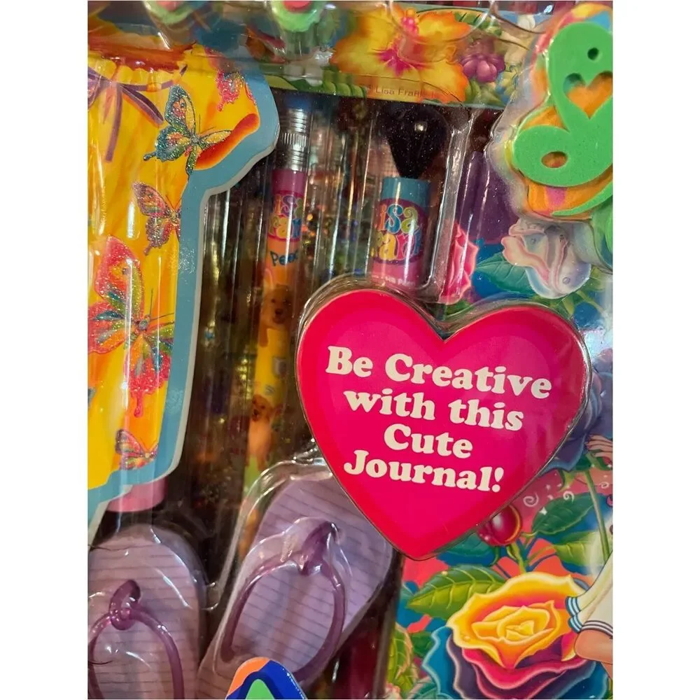 Lisa Frank Star-Studded Stationery Set - Rainbow Colors Y2K Rare Set 750 piece